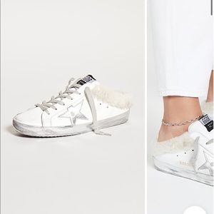 Golden Goose Sabot Shearling Sneakers